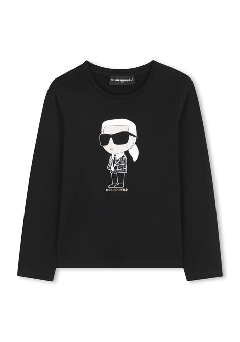 T-shirt con stampa KARL LAGERFELD KIDS | Z3093809B